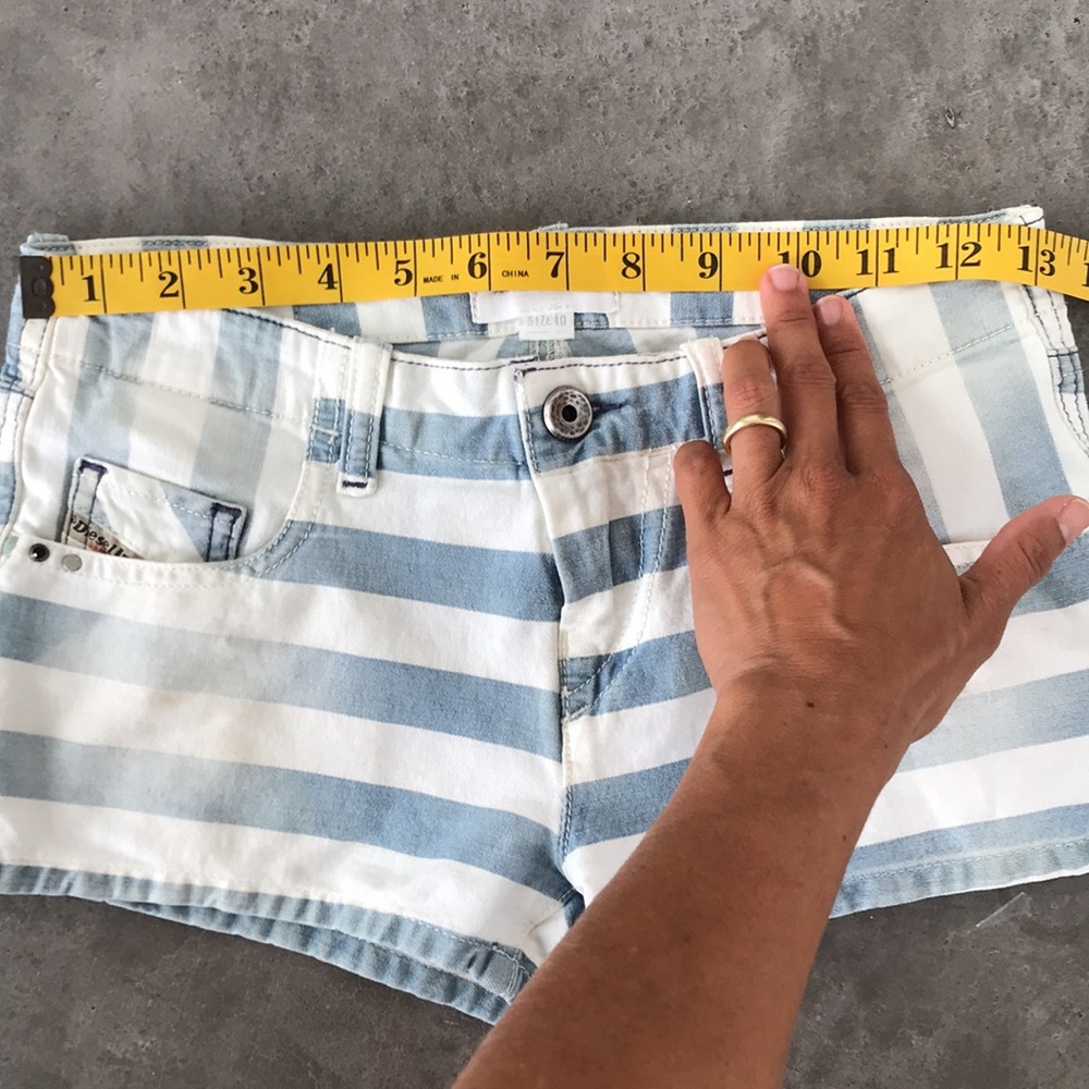 Diesel | Denim Jean shorts striped 10 - Picture 13 of 13